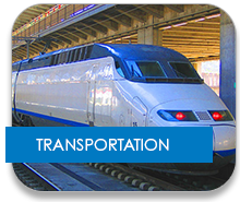transportation tile - a bullet train